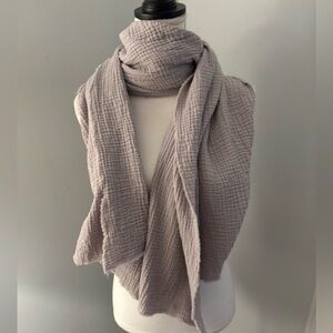 GRADE & GATHER Cotton  muslin gauze scarf